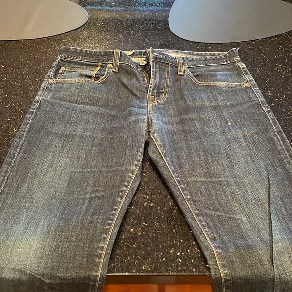 AG Adriano Goldschmied Dark Rinse Jeans! The Matchbox Slim Slim Straight. - Picture 5 of 6